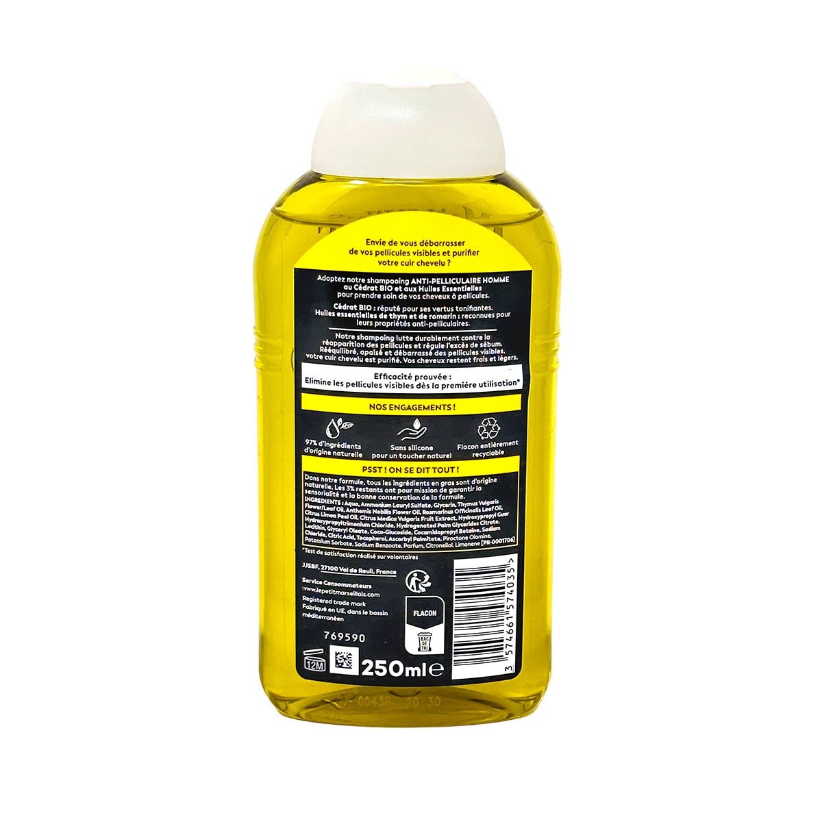 Le Petit Marseillais Anti-Schuppen-Shampoo mit Pflanzenölen – 250 ml