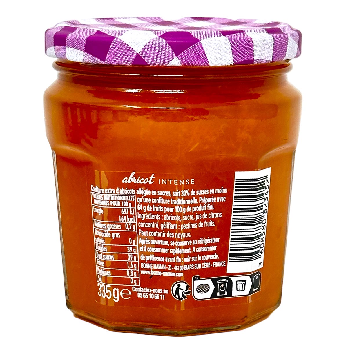 Fruchtige Intensität: Bonne Maman Aprikosenkonfitüre, 335g aus Frankreich