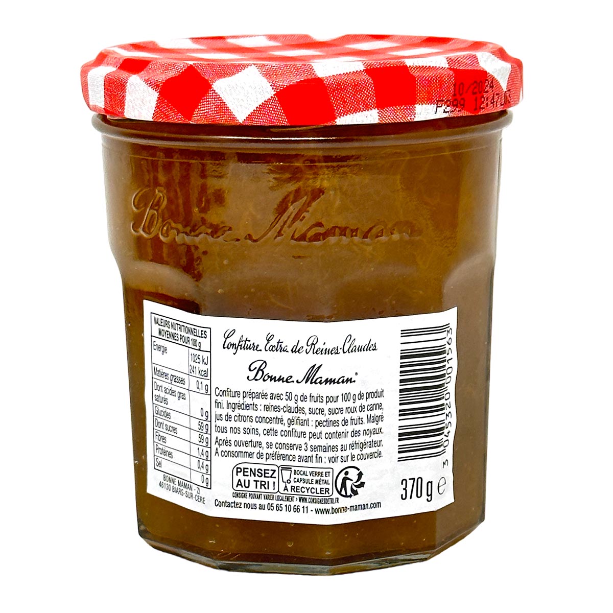 Bonne Maman Edelpflaume Konfitüre - Reines-Claudes Confiture 370 Gramm