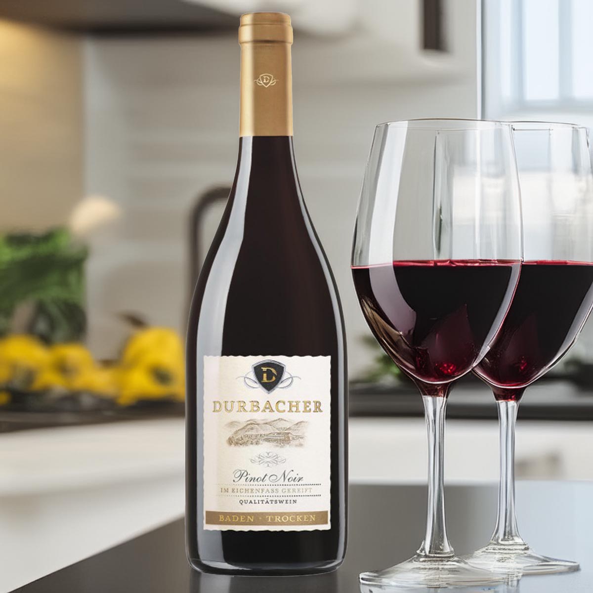 Durbacher Klassik Edition Pinot Noir trocken QBA - Alkoholgehalt: 13,5 % vol