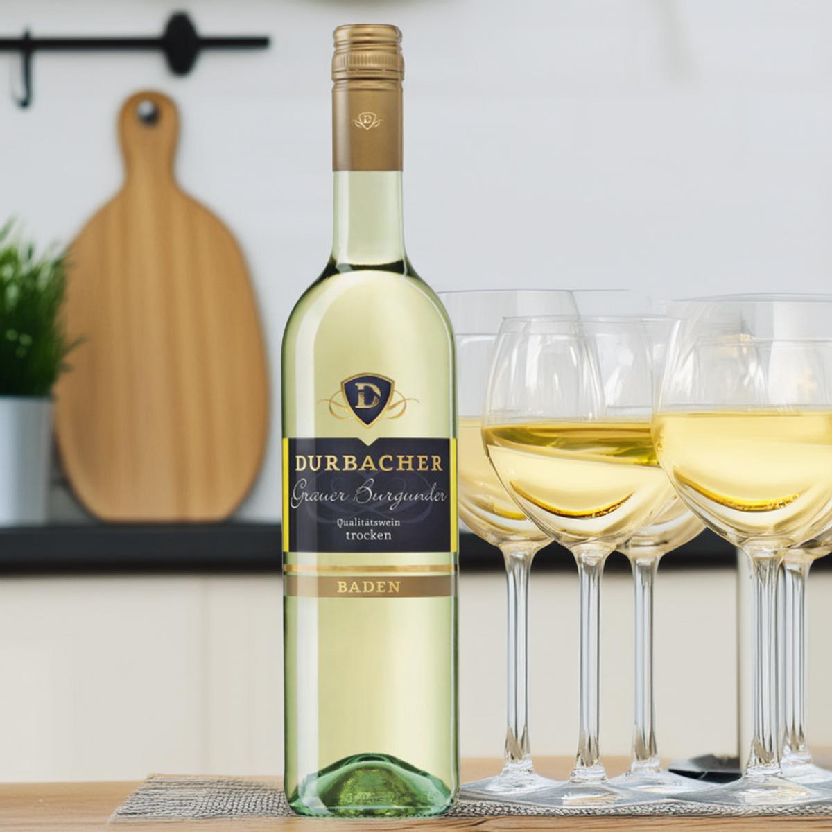 Durbacher Kollektion Grauburgunder QBA trocken - Alkoholgehalt: 12 % vol