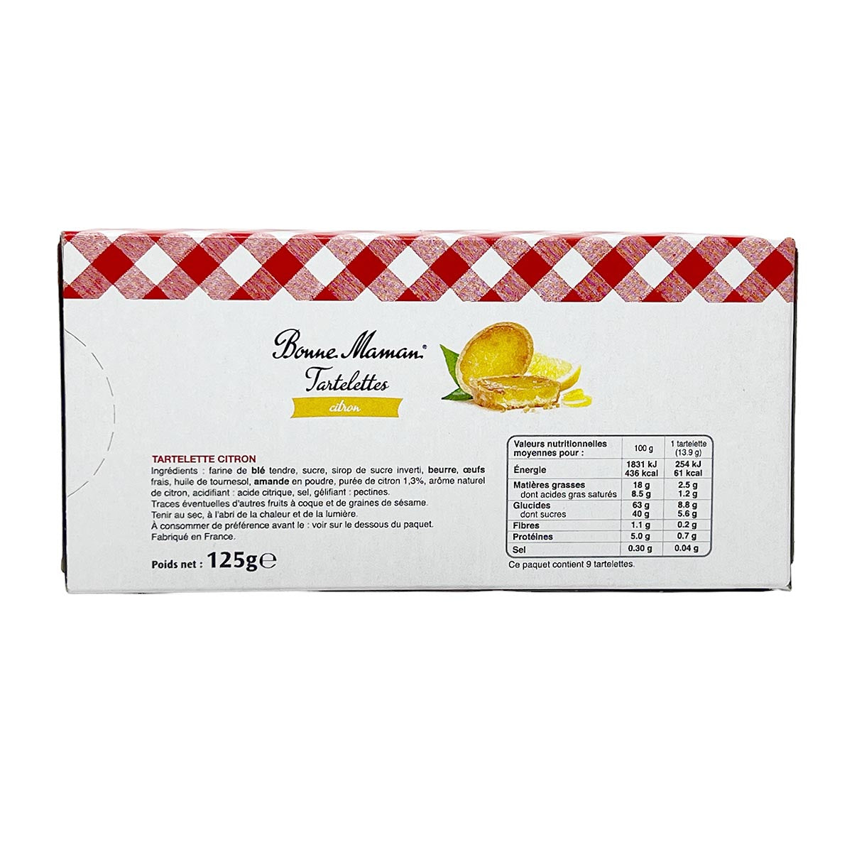 Bonne Maman Zitronentörtchen - Einzelportionen, perfekt für unterwegs, 125g