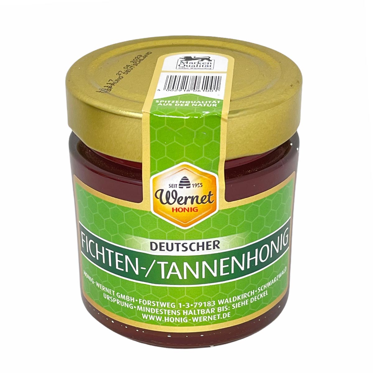 Honig Wernet: Deutscher Fichten-/Tannenhonig 500g – Traditionsimker im Schwarzwald