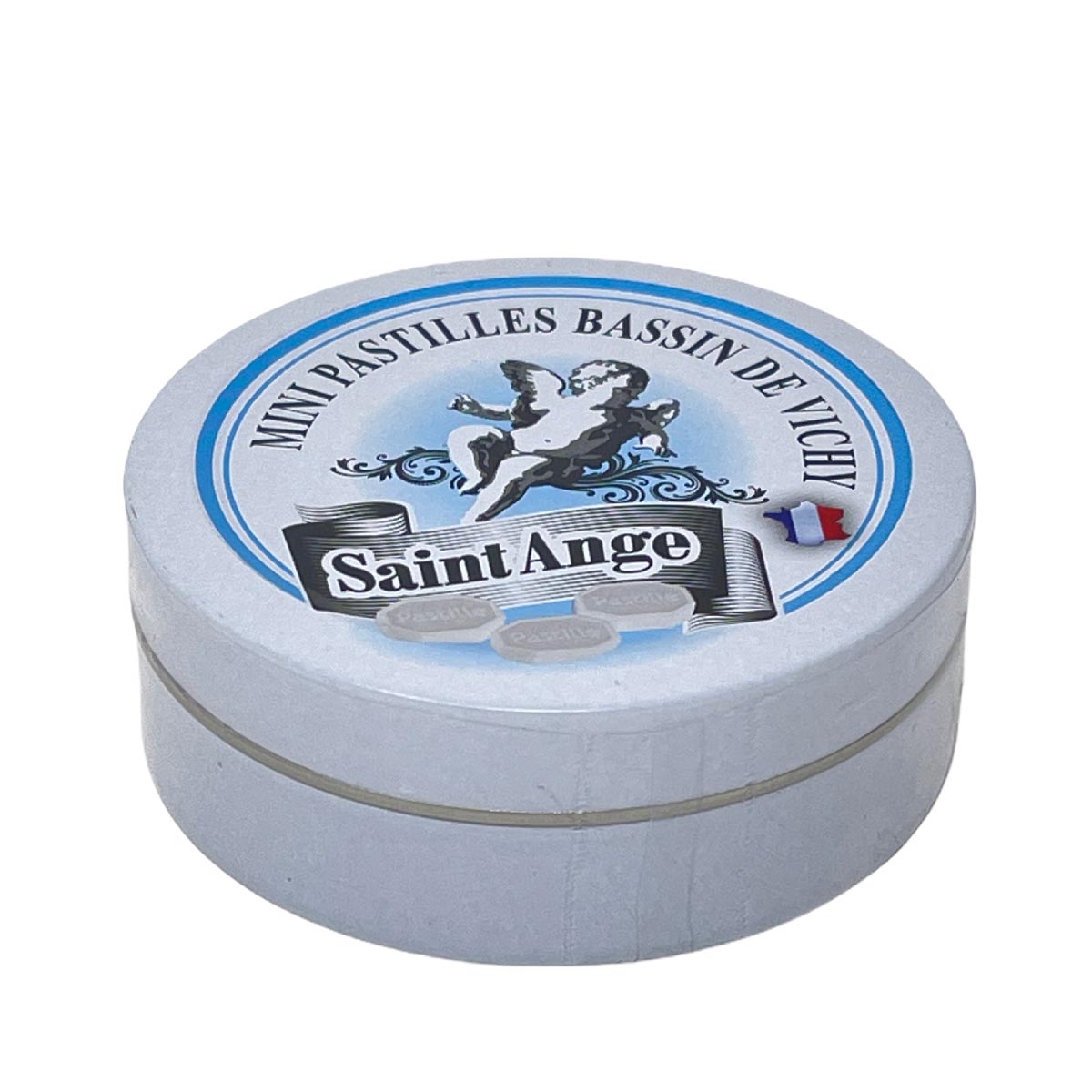 Saint-Ange Mini-Pfefferminz-Pastillen – Frische aus Vichy, Frankreich, 50g