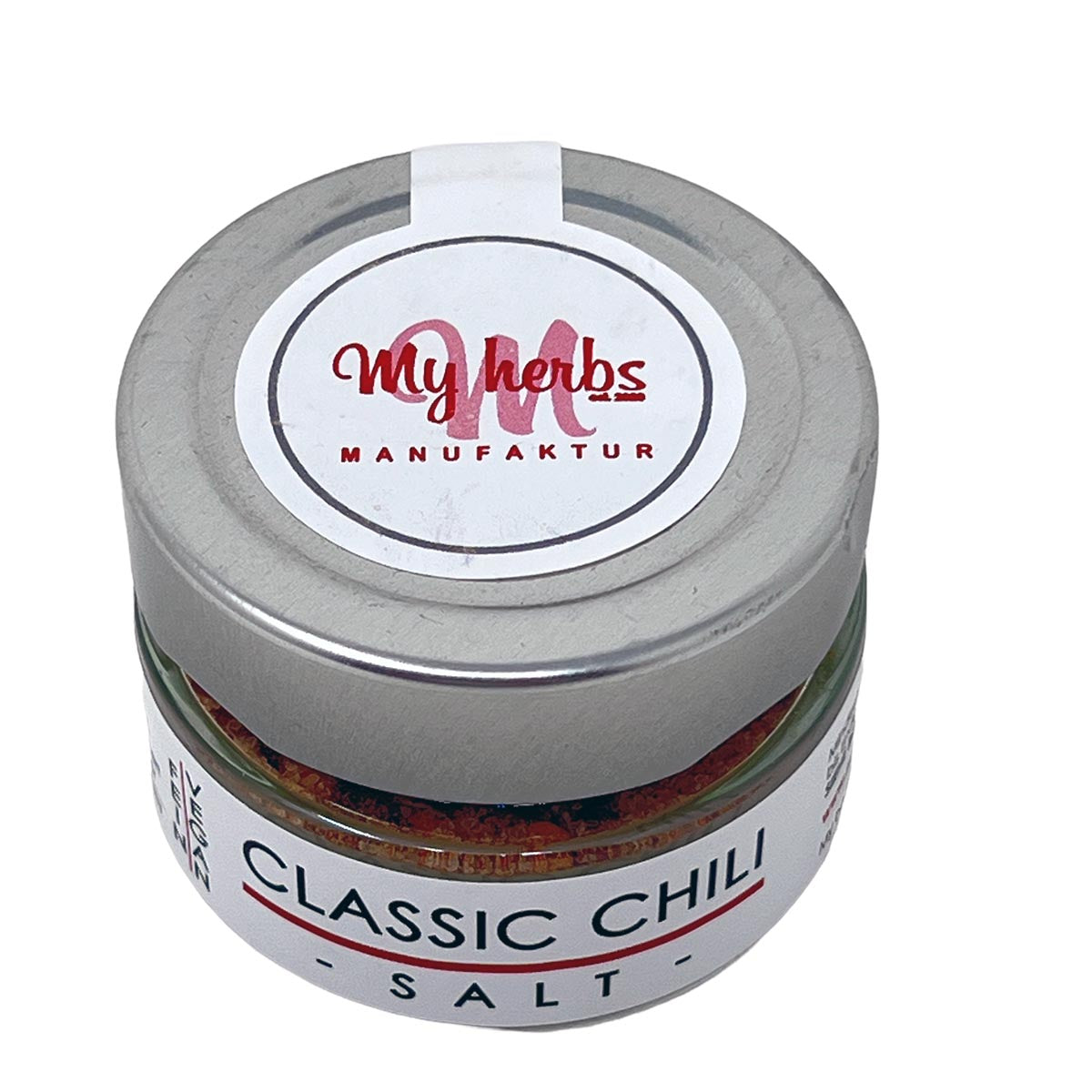 my herbs Classic Chili Salt - Meersalz mit einer Prise Chili, 65 Gramm im Glas