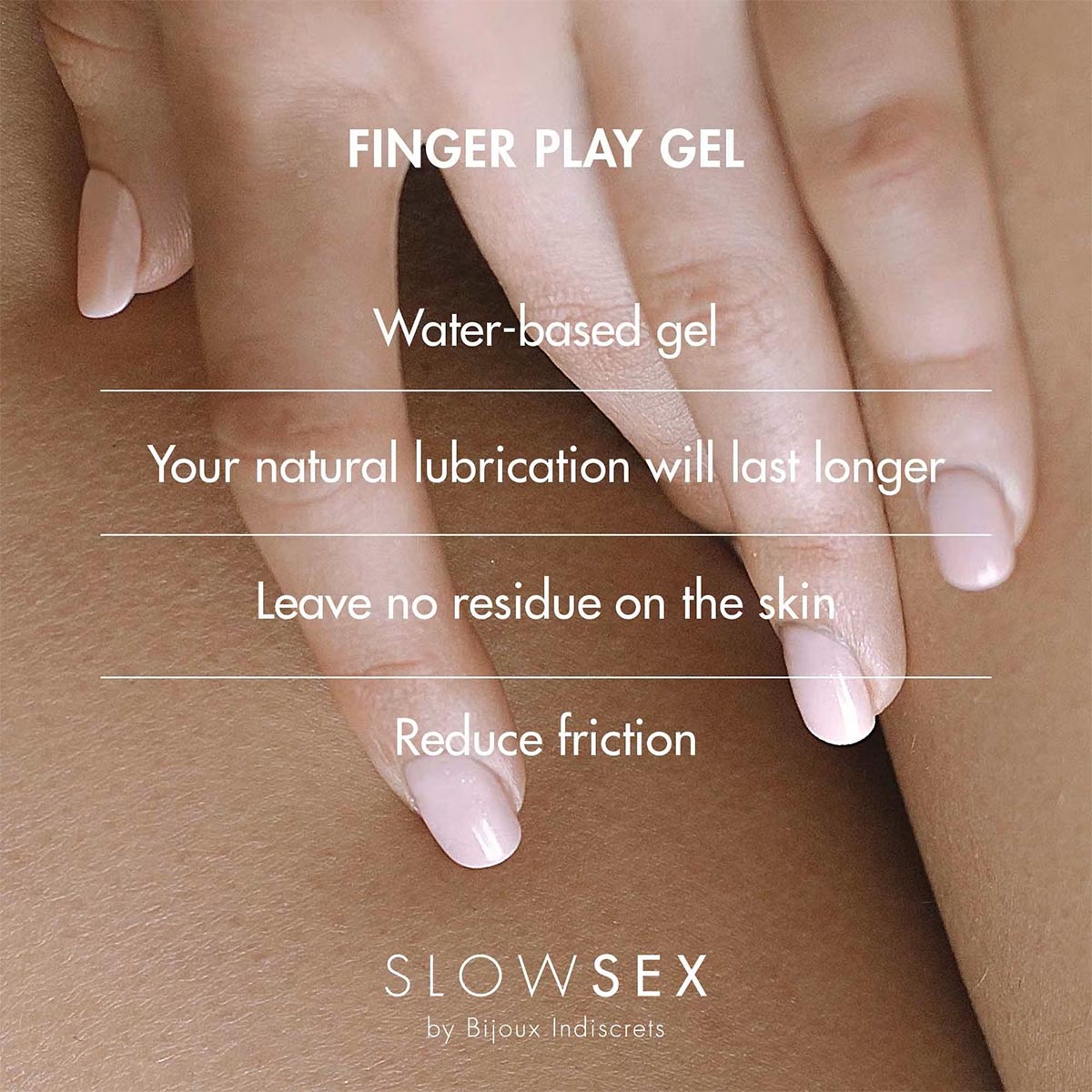 Bijoux Indiscrets SLOWSEX Finger play gel Handgemachter Genuss 30ml