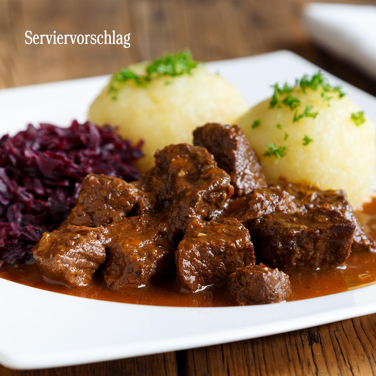 Schwarzwälder Metzgerei Birk Renchtäler Rindergulasch nach Traditionsrezept