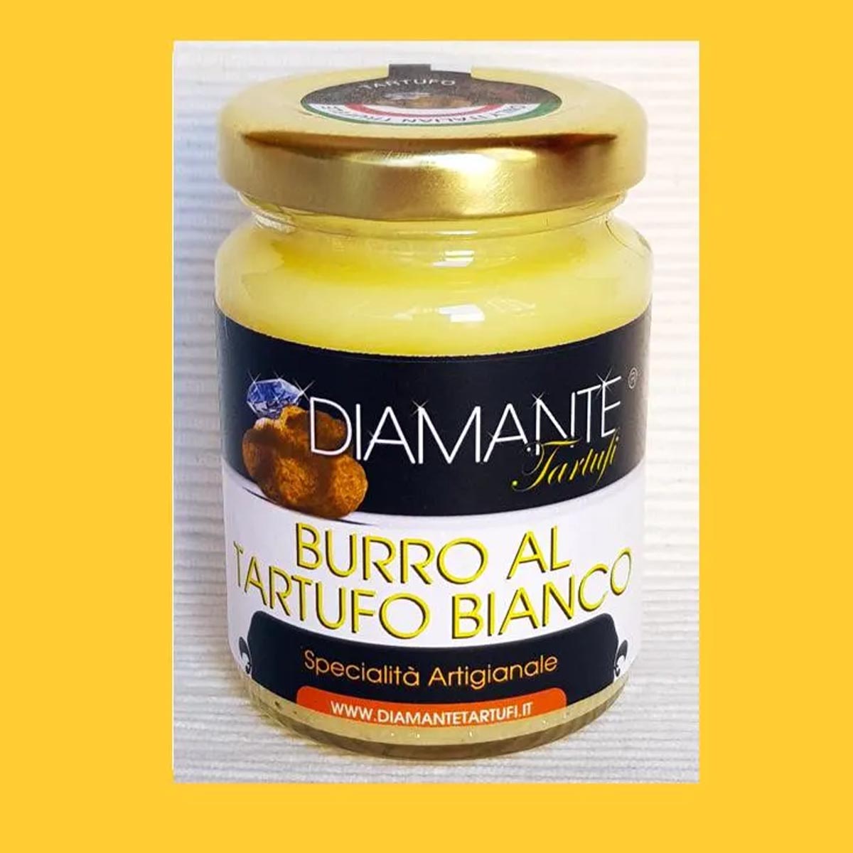 Luxus Malga Butter mit Weißem Trüffel - DIAMANTE TARTUFI, Gourmet-Genuss