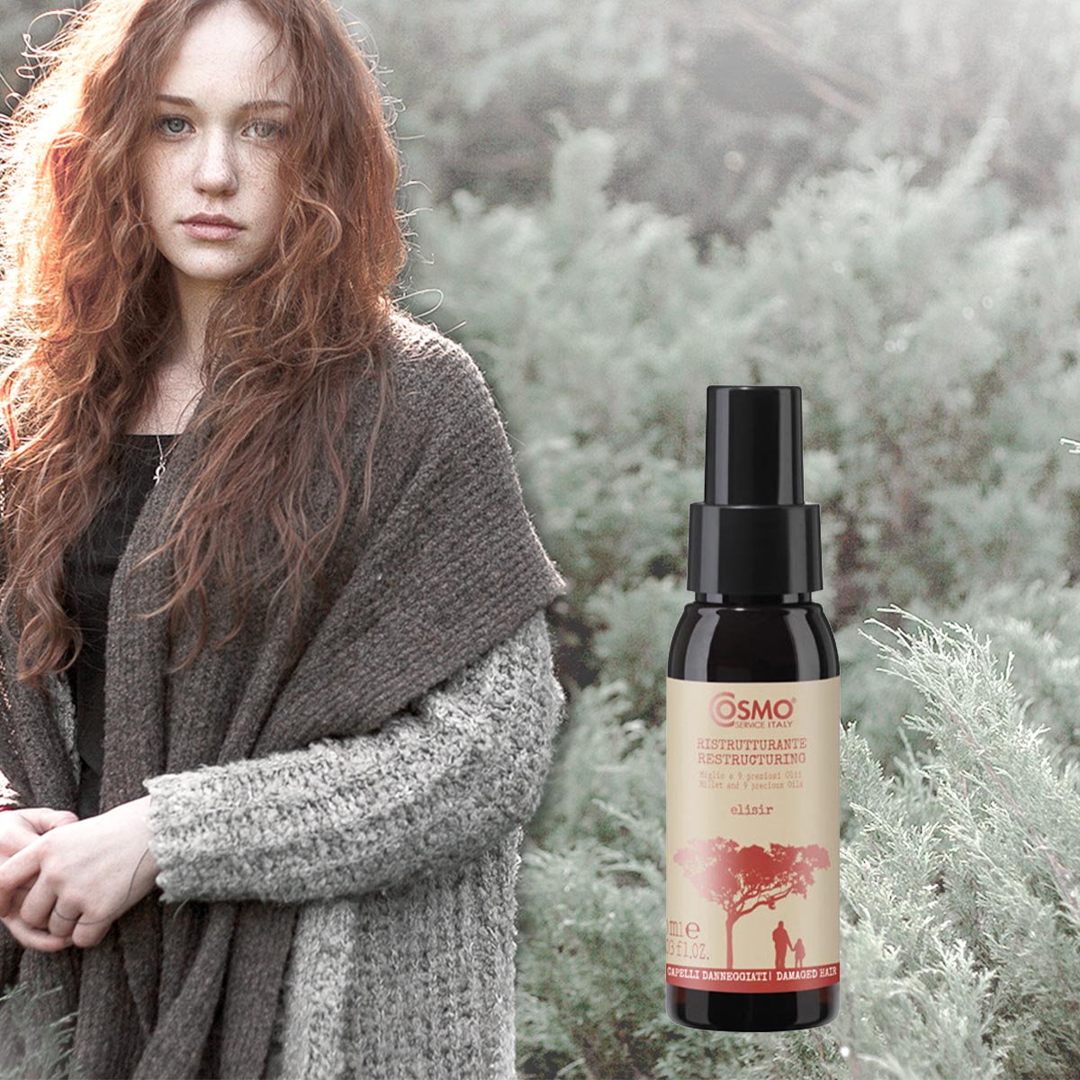 COSMO ORGANIC Pflegeelixier Haarkur für geschädigtes und strapaziertes Haar