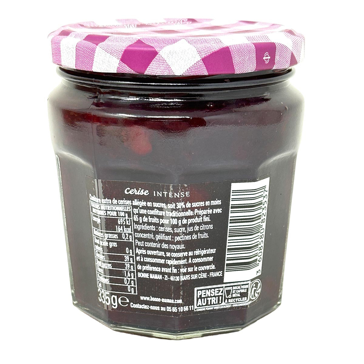 Bonne Maman Kirsch Konfitüre / Confiture Cerise intense 335 Gramm aus Frankreich