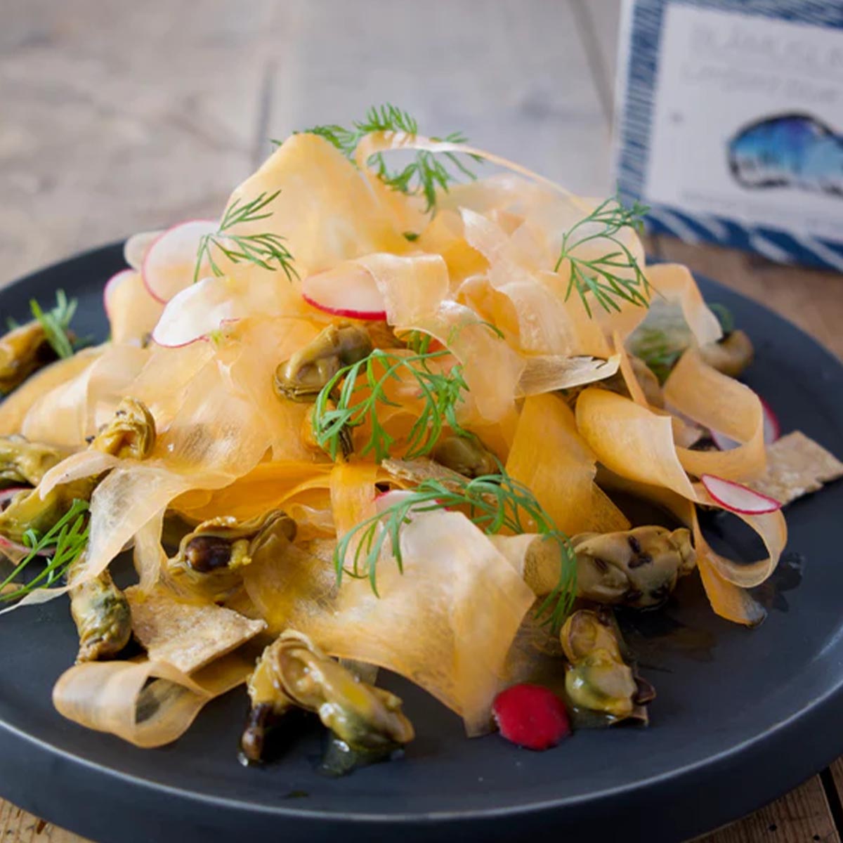 FANGST BLÅMUSLING No. 1 marinierte Limfjord Miesmuscheln mit Dill und Fenchel