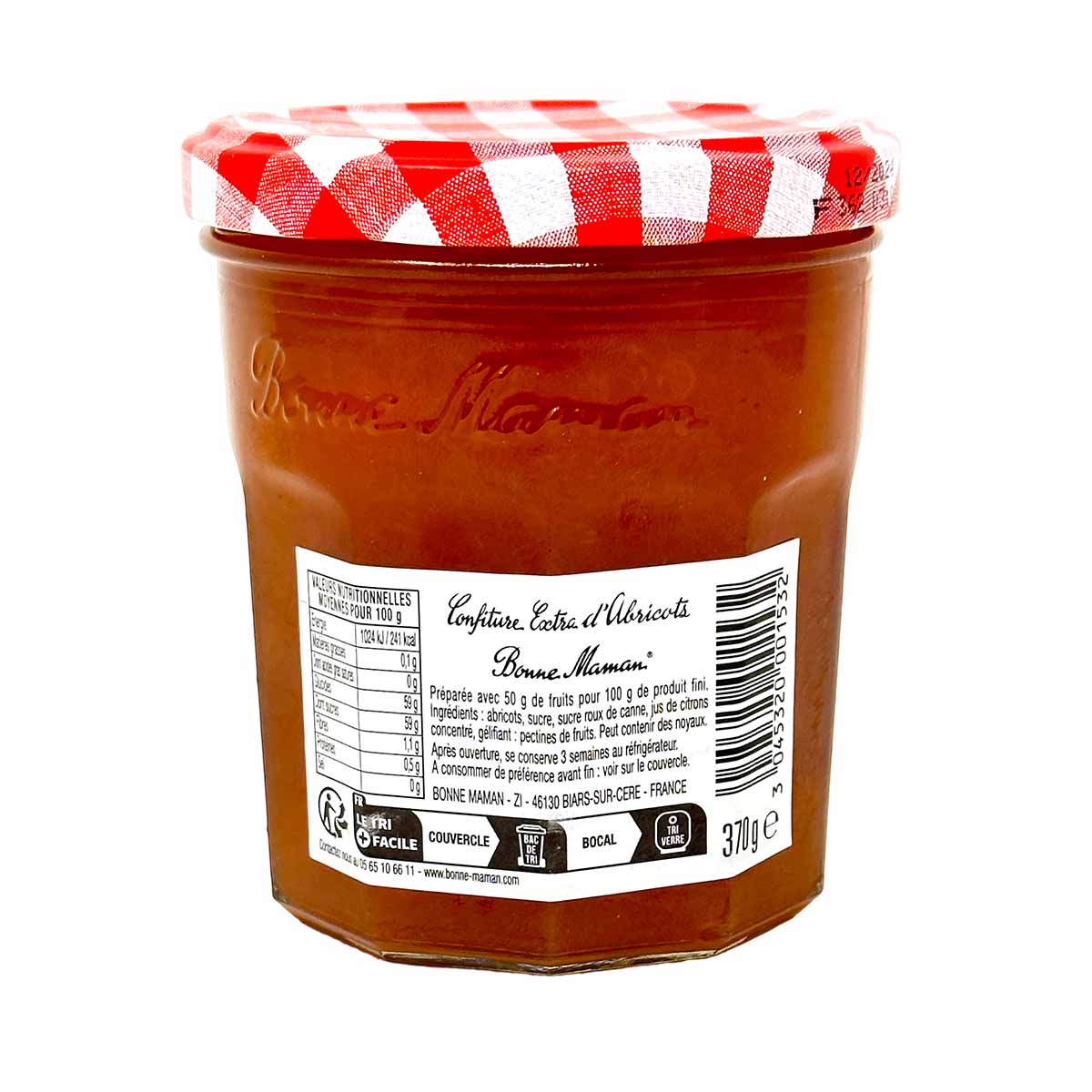 Bonne Maman Aprikose Konfitüre extra Confiture abricots Fruit Choisis 370 Gramm