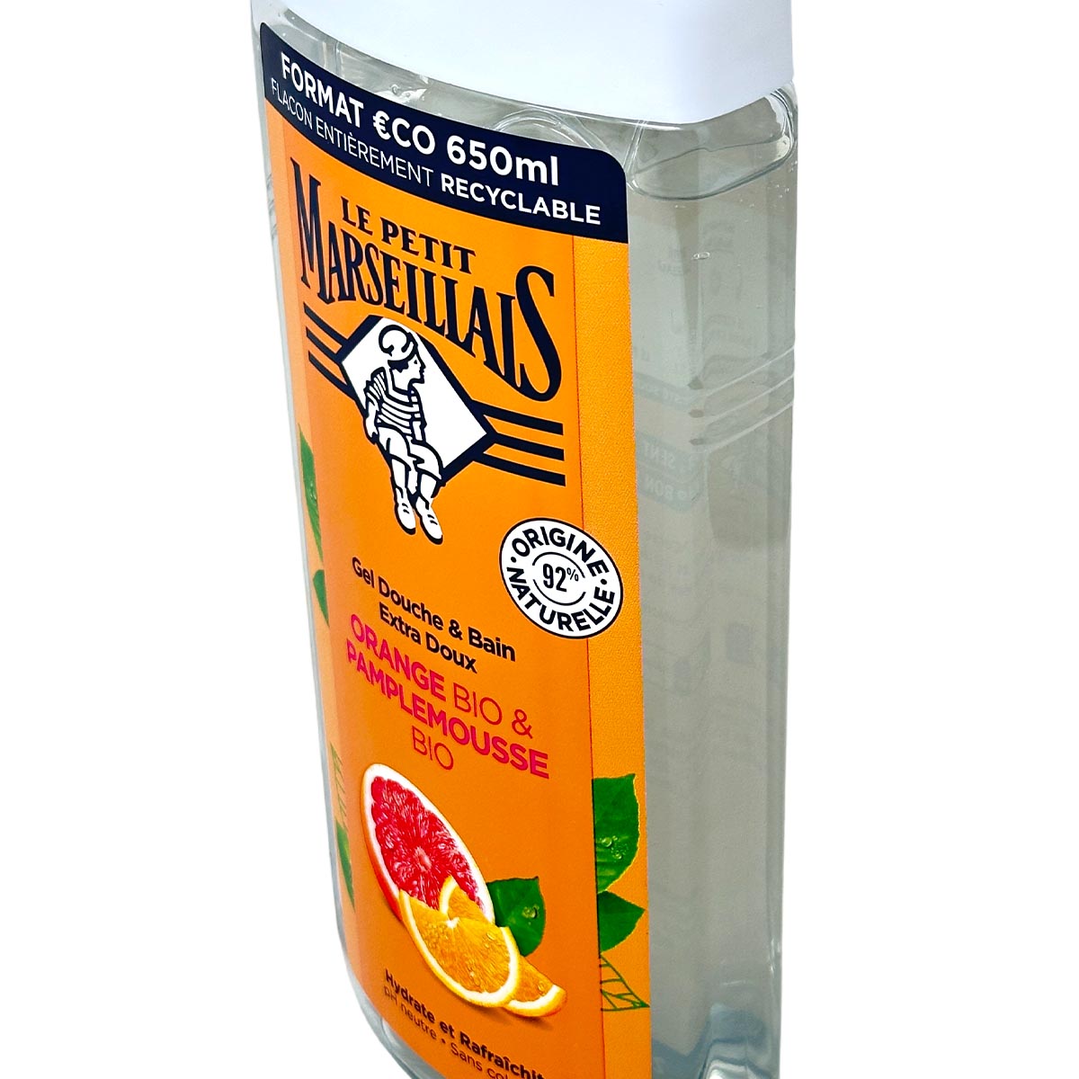 Le Petit Marseillais Duschgel & Badezusatz Orangen Grapefruit 2 x 650ml