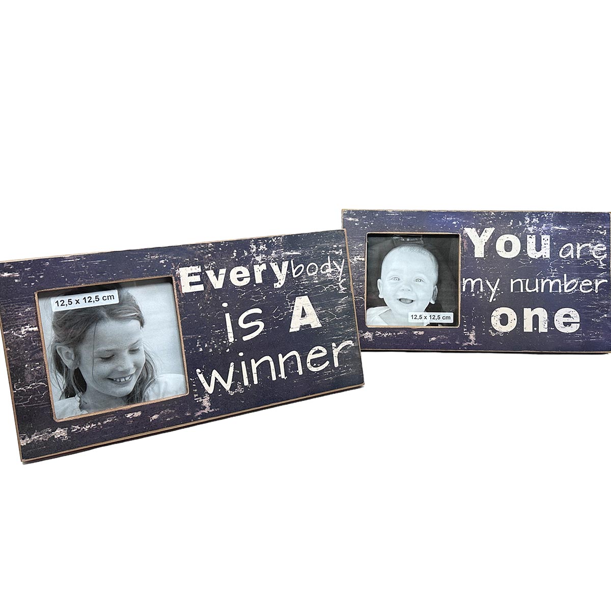 Stilvolle Wohnraumgestaltung: Das 2er-Set Bilderrahmen von Zarko aus Holz und Glas