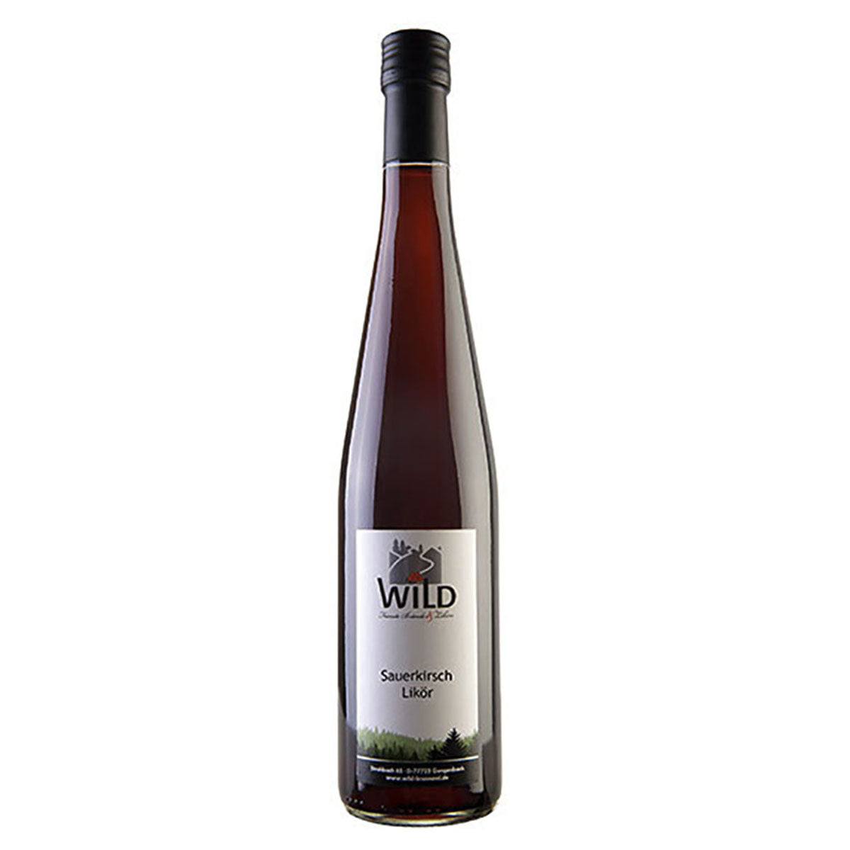 Wild feinste Brände & Liköre Schwarzwald Sauerkirschlikör 17%vol 0,7 Liter