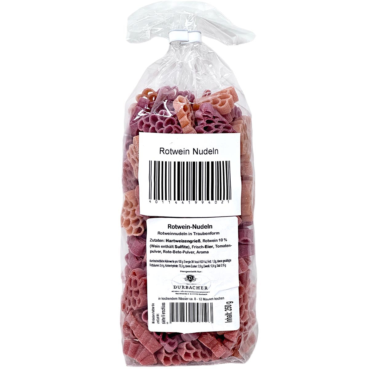 Durbacher Feine Kost - Paket mit Pasta, Wild-Topf und Fruchtgummi