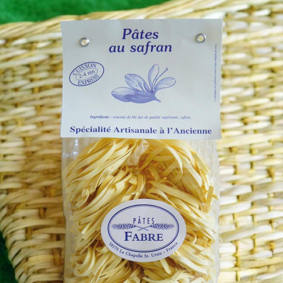 Pâtes Fabre Gourmet Tagliatelle mit edlem Safran 250g aus Frankreich