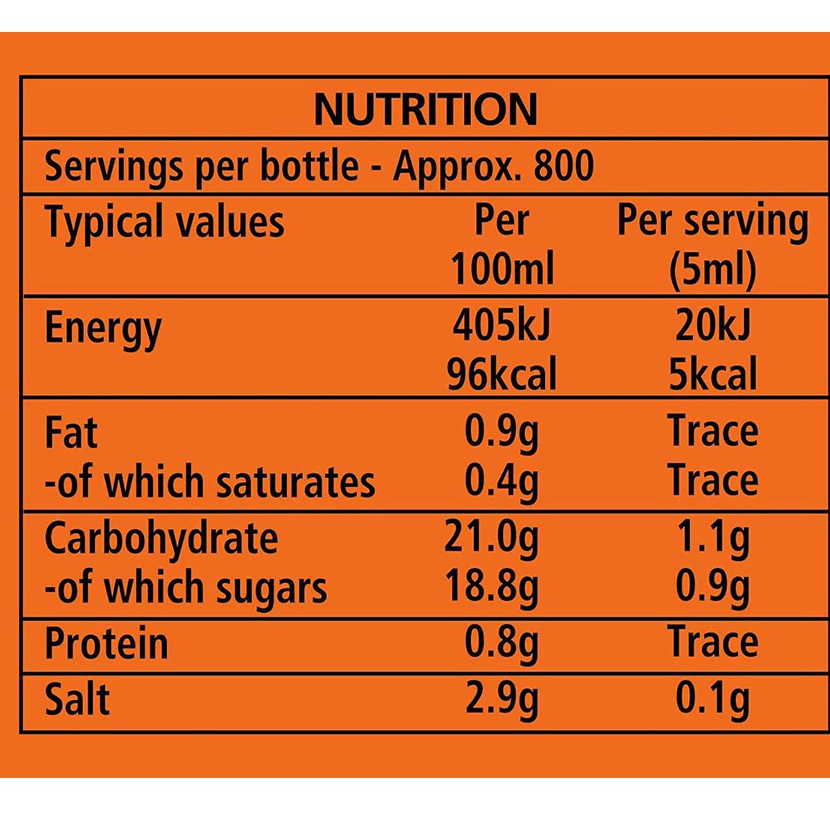 Lea & Perrins Worcestershire Sauce 4L – Großverbraucher-Kanister ideal für Catering