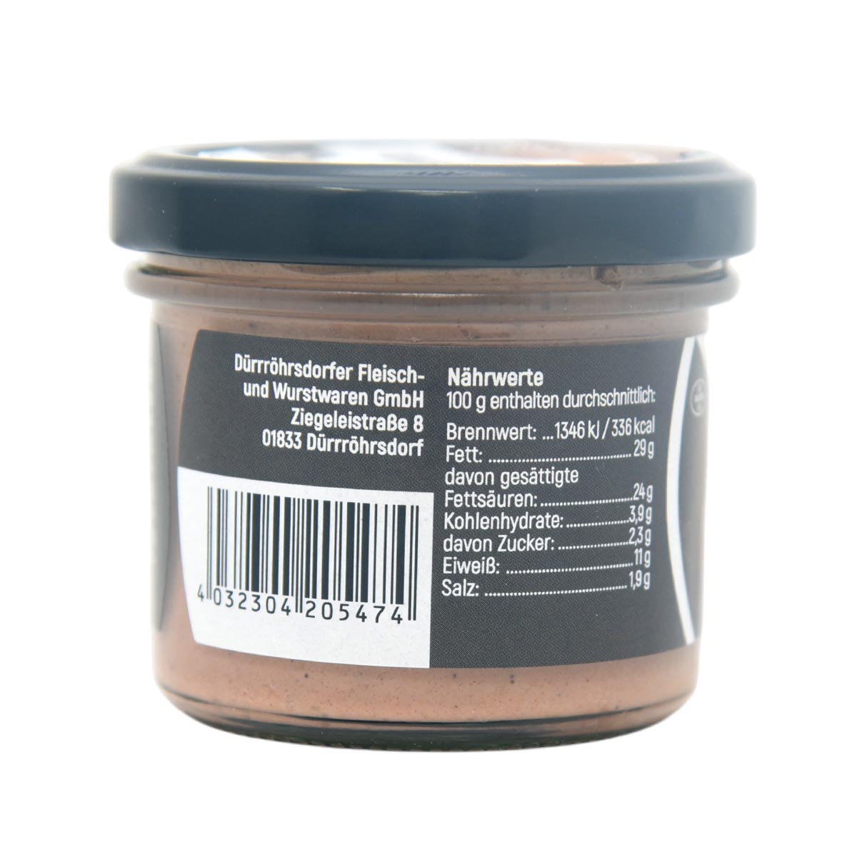 ***- 50 % Rabatt*** Dürrröhrsdorfer Pfefferkuchen-Leberwurst im Glas, 90g