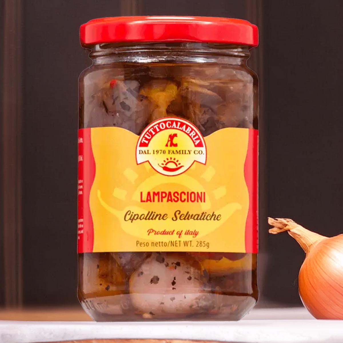 TuttoCalabria Lampascioni - Wilde Zwiebeln Italienische Spezialität für Grill & Co.