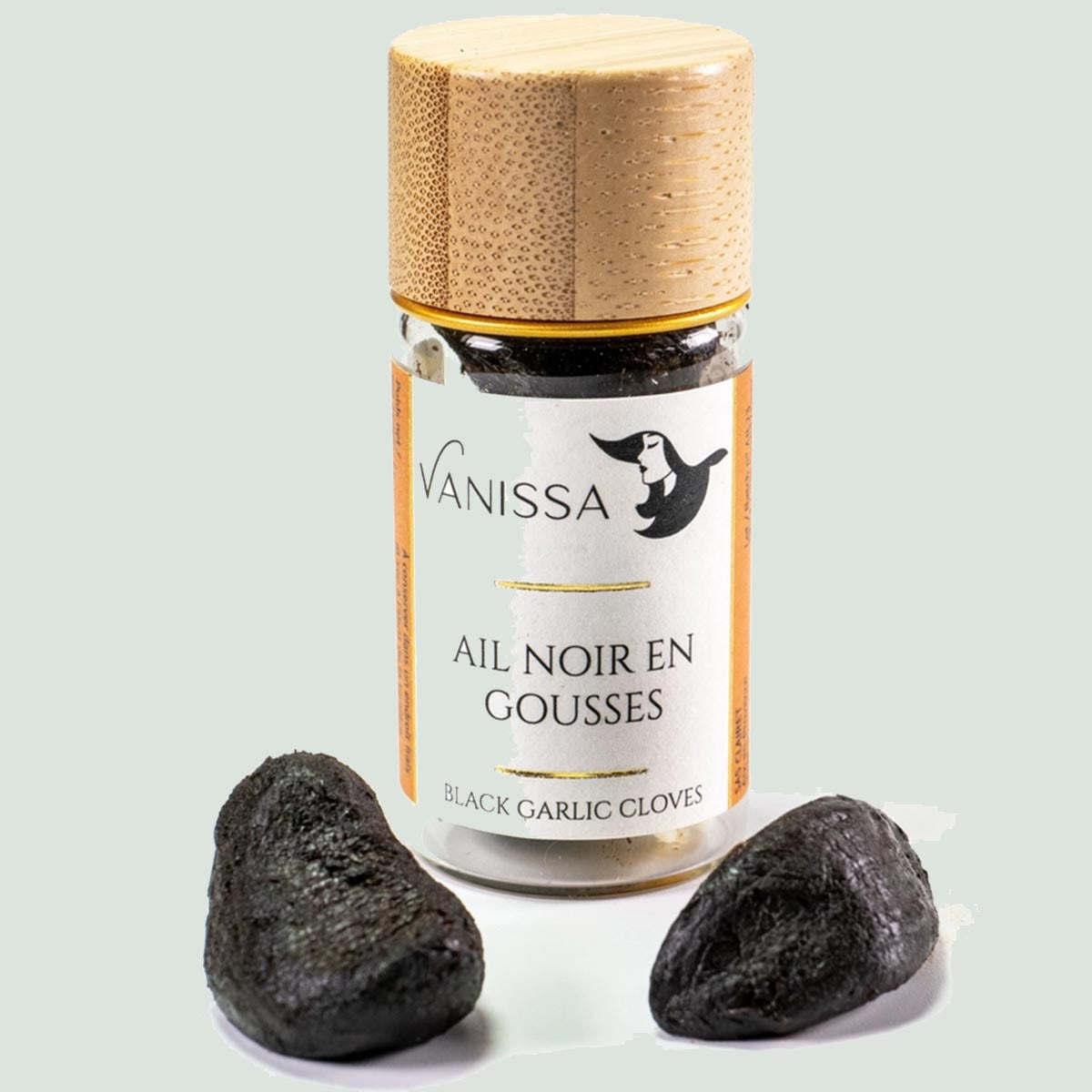 Vanissa Schwarzer Knoblauch: Intensives Aroma aus Frankreich, 15 Gramm