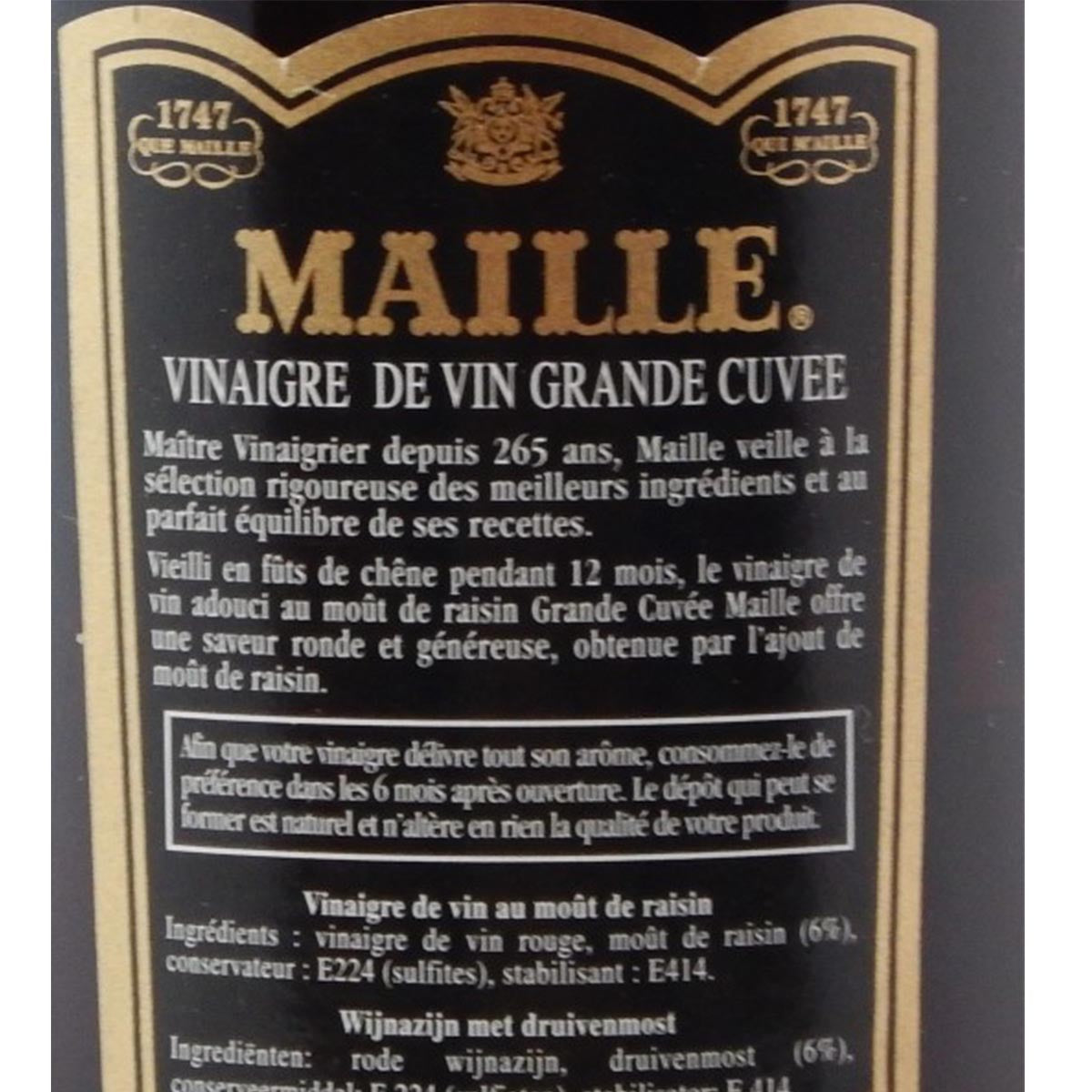 Maille Vinaigre de Vin Rotweinessig Grande Cuvée - Feiner französischer Essig