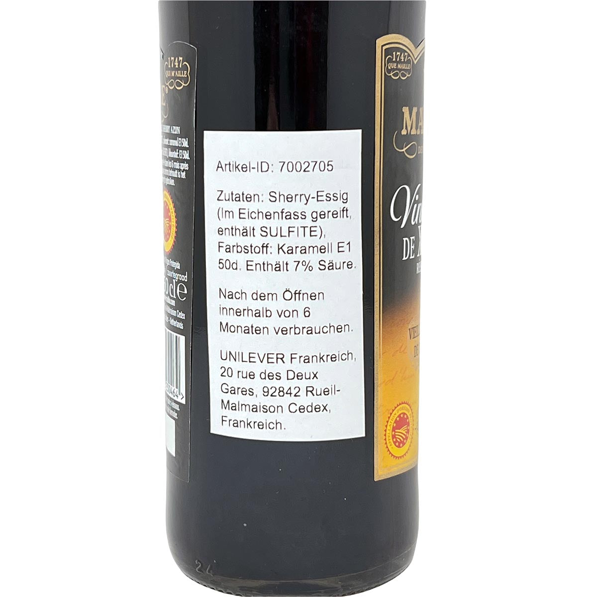 Maille Vinaigre de Xérès - Hochwertiger Sherryessig aus Spanien