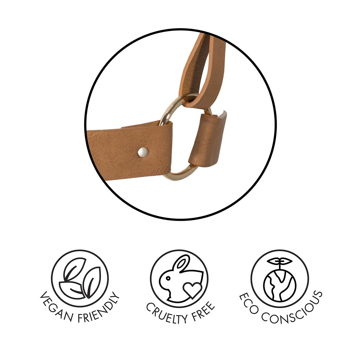 Bijoux Indiscrets T-Restraints Brown: Luxuriöse T-Fesseln aus Spanien