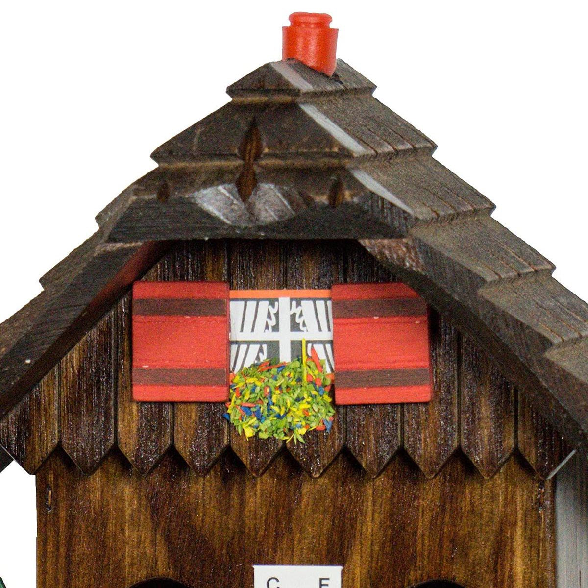 FeineHeimat Original Schwarzwald Wetterstation aus Holz - Made in Germany, 14 cm, Traditionelle Präzision