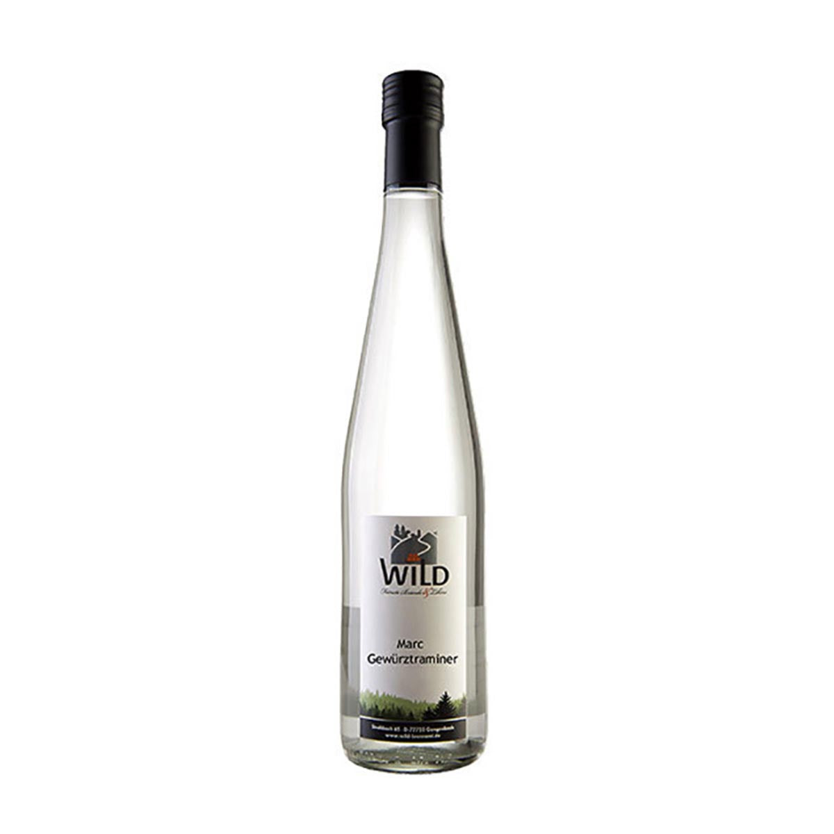 Wild feinste Brände & Liköre Schwarzwald Marc Gewürztraminer 40%vol 0,7 Liter