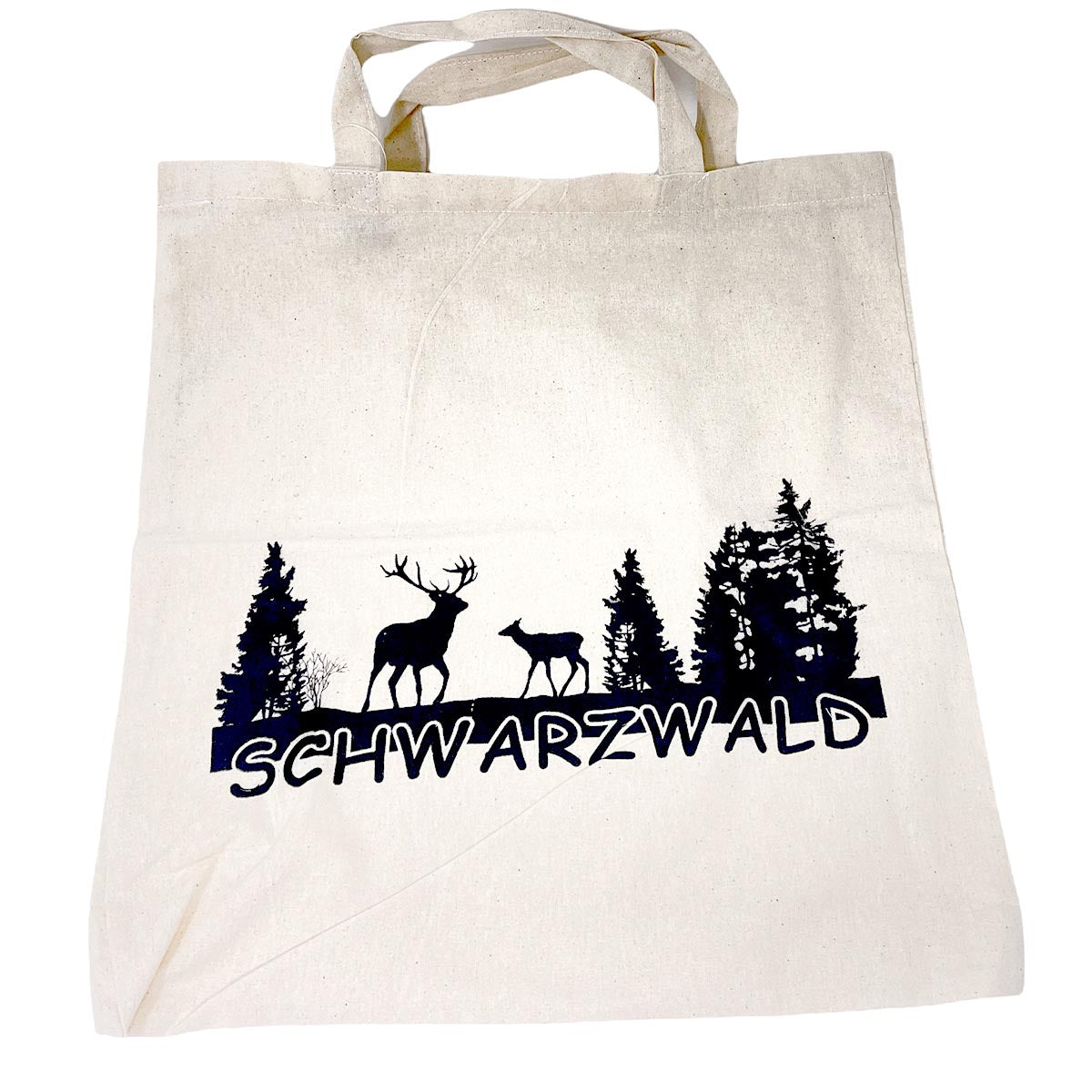 Authentische Schwarzwald Baumwolltasche: 100% Baumwolle, 38x42 cm, FeineHeimat