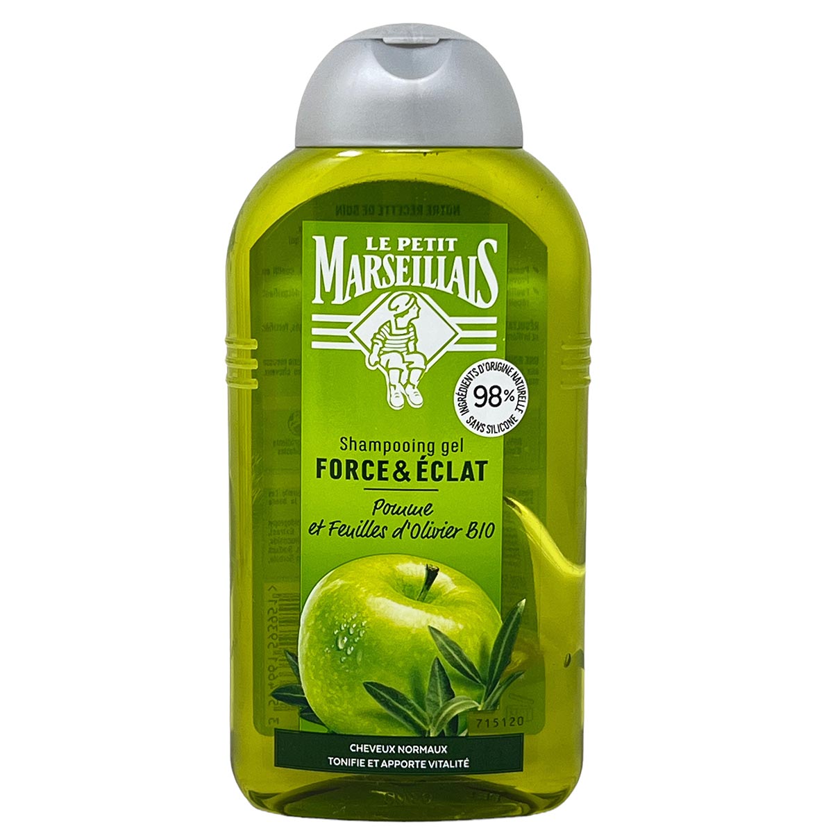 Le Petit Marseillais Shampoo Apfel & Olive, normales Haar, 3x250ml