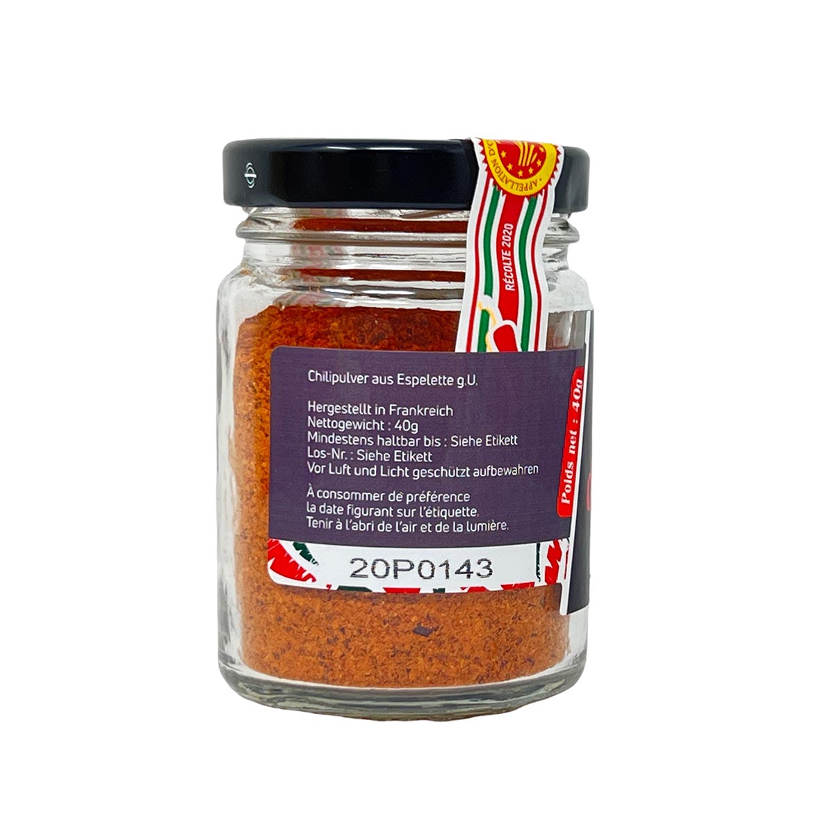 Legagnoa A.O.P. Piment d'Espelette 40g: Authentisches französisches Chilipulver