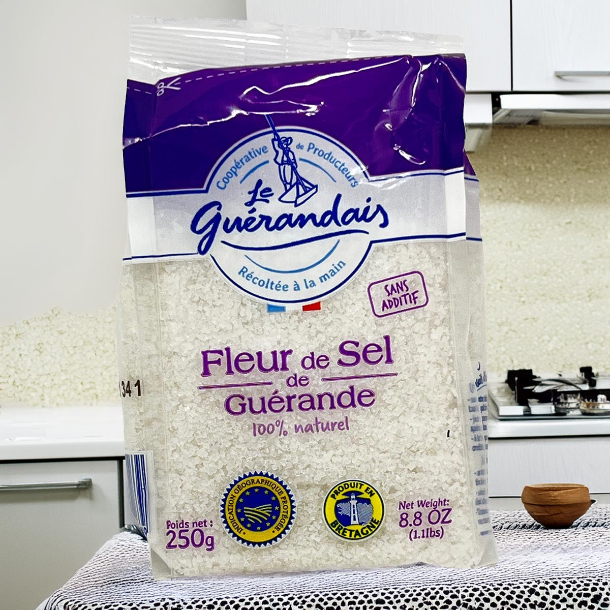 Fleur de Sel de Guérande - 250g - Französisches Gourmet-Salz für exquisite Küche