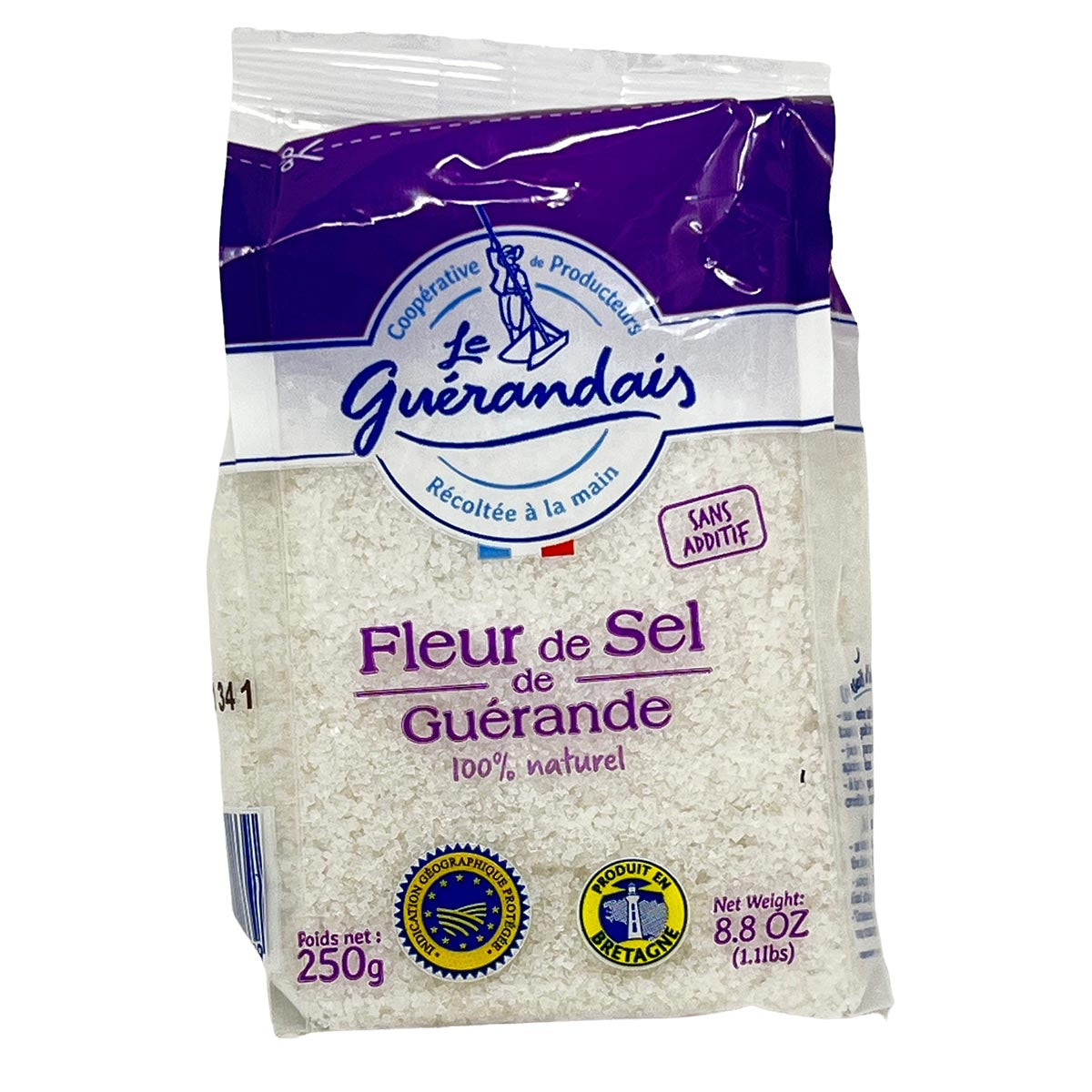 Fleur de Sel Fleur de Sel de Guérande handgeerntetes Salz französisches Meersalz feines Meersalz Gourmet Salz hochwertiges Salz Salz für Fleisch Salz für Fisch Salz für Gemüse Salz für Salate nachhaltige Produktion reich an Mineralien intensiver Geschmack 