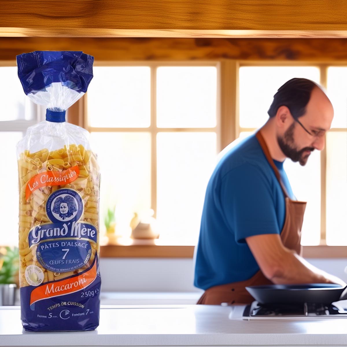 Grand' Mère Eiernudeln aus dem Elsaß Makkaroni 250 Gramm