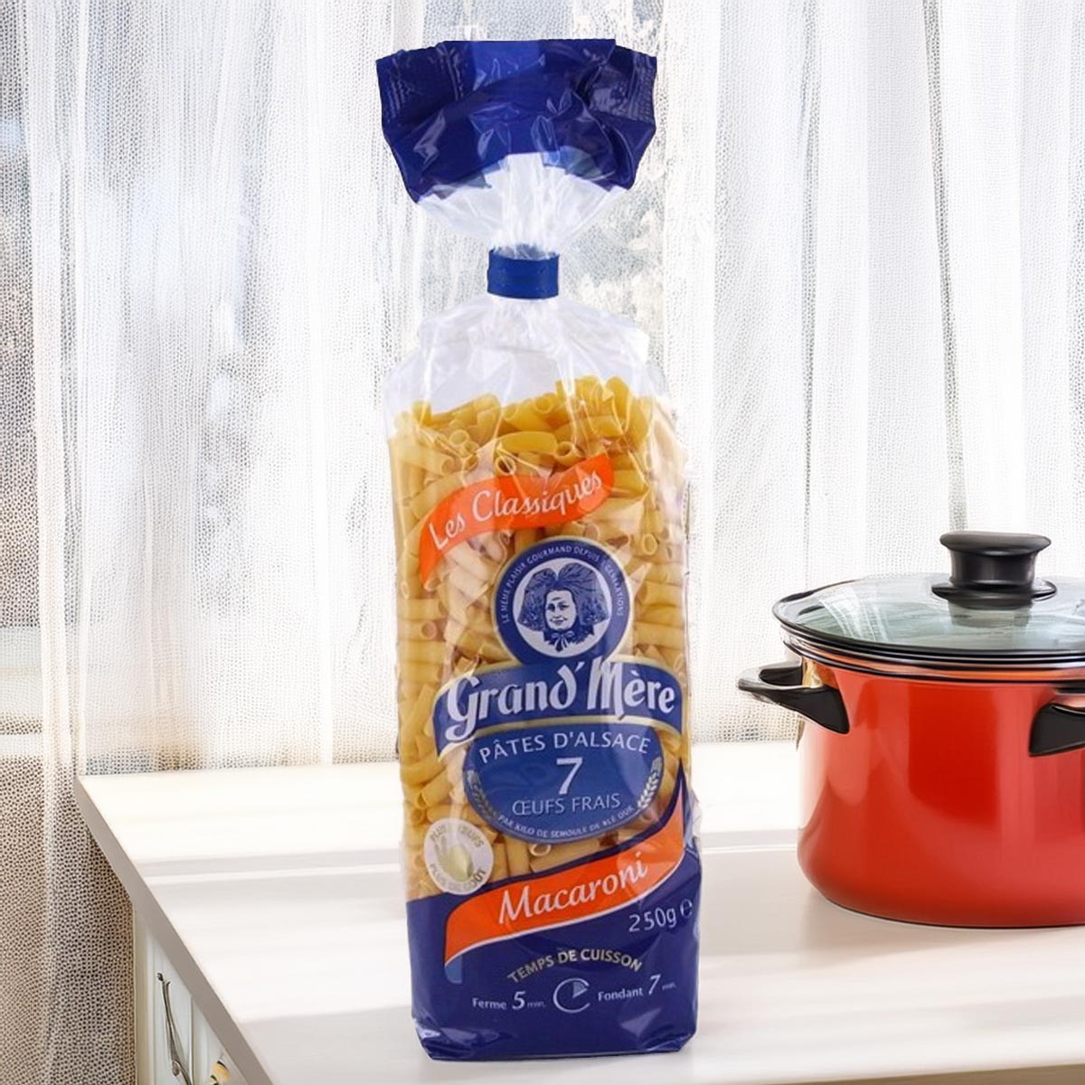 Grand' Mère Eiernudeln aus dem Elsaß Makkaroni 250 Gramm