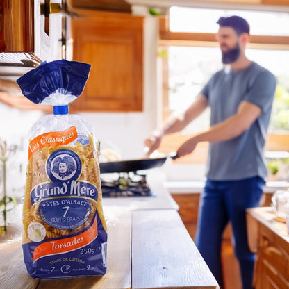 Grand' Mère Eiernudeln aus dem Elsaß Spirelli Torsades 250 Gramm