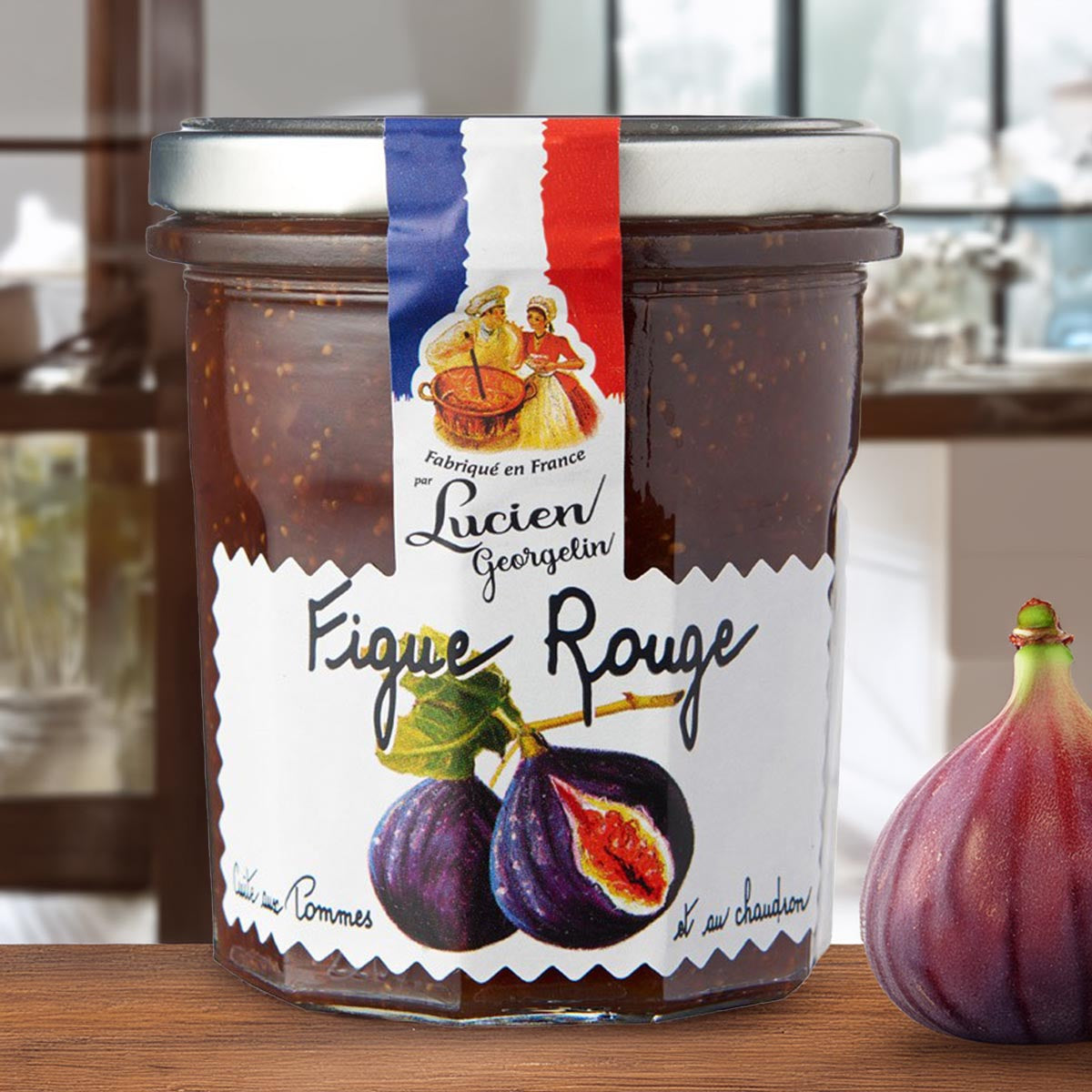 Lucien Georgelin Figue Rouge – Rote Feige Konfitüre aus Frankreich 320g Premium Genuss