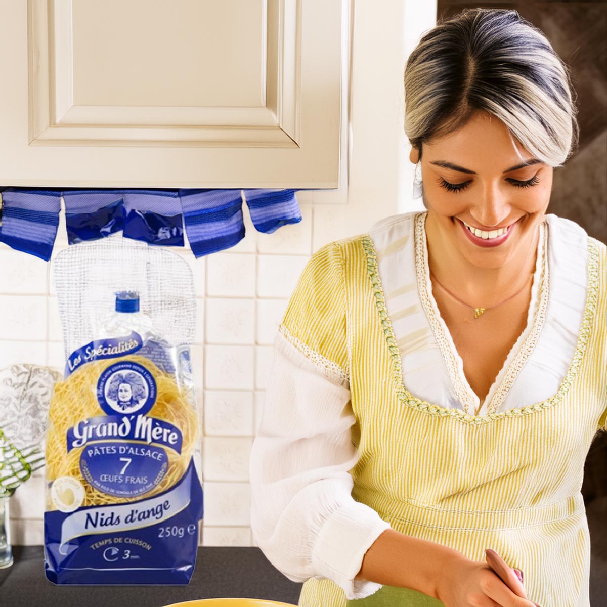 Grand' Mère Eiernudeln aus dem Elsaß Nids d'ange Engelnester 250 Gramm