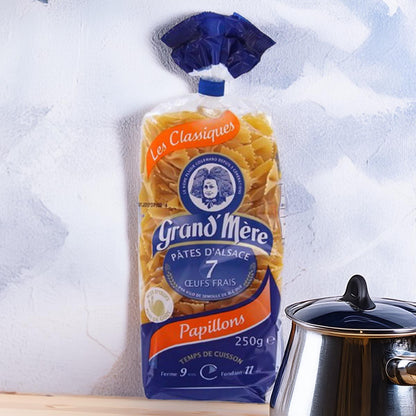 Grand' Mère Eiernudeln aus dem Elsaß Papillons Schmetterlinge 250 Gramm