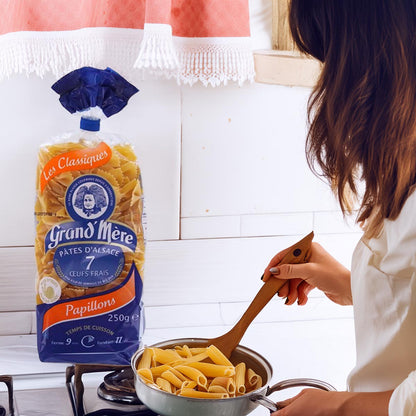 Grand' Mère Eiernudeln aus dem Elsaß Papillons Schmetterlinge 250 Gramm
