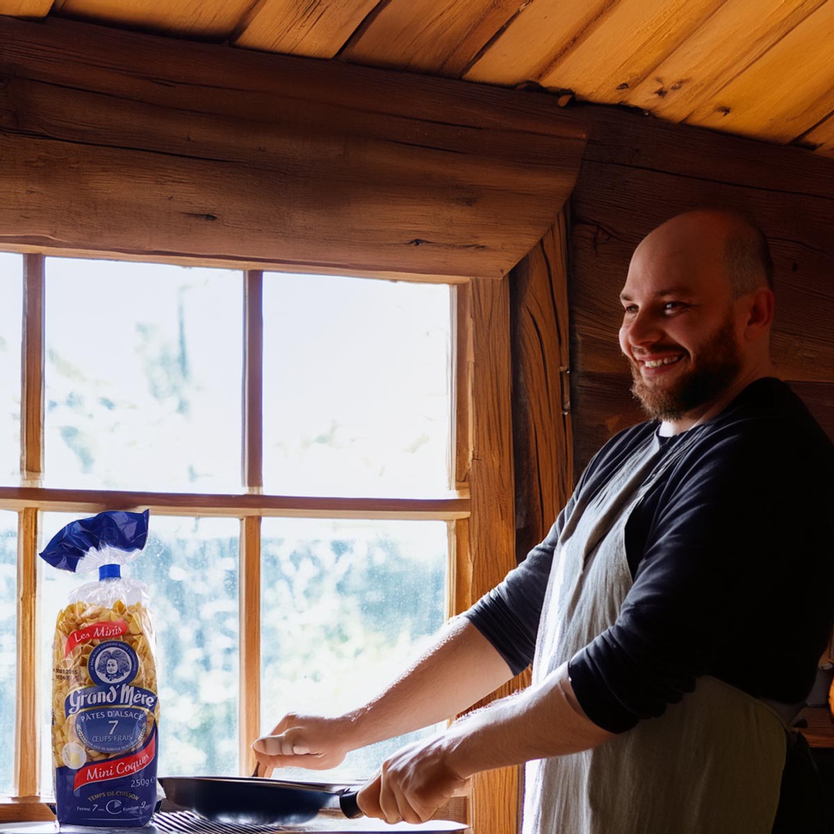 Grand' Mère Eiernudeln aus dem Elsaß Mini Coques Mini Muscheln 250 Gr.