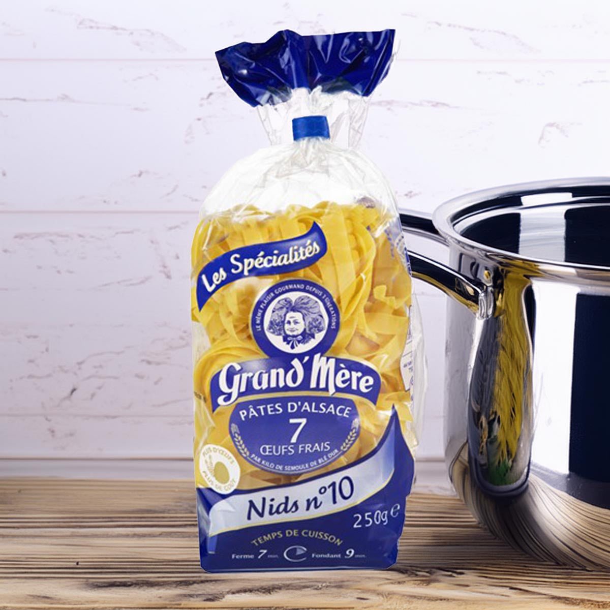 Grand' Mère Eiernudeln aus dem Elsaß Nids / Nester Nr. 10  250 Gr.