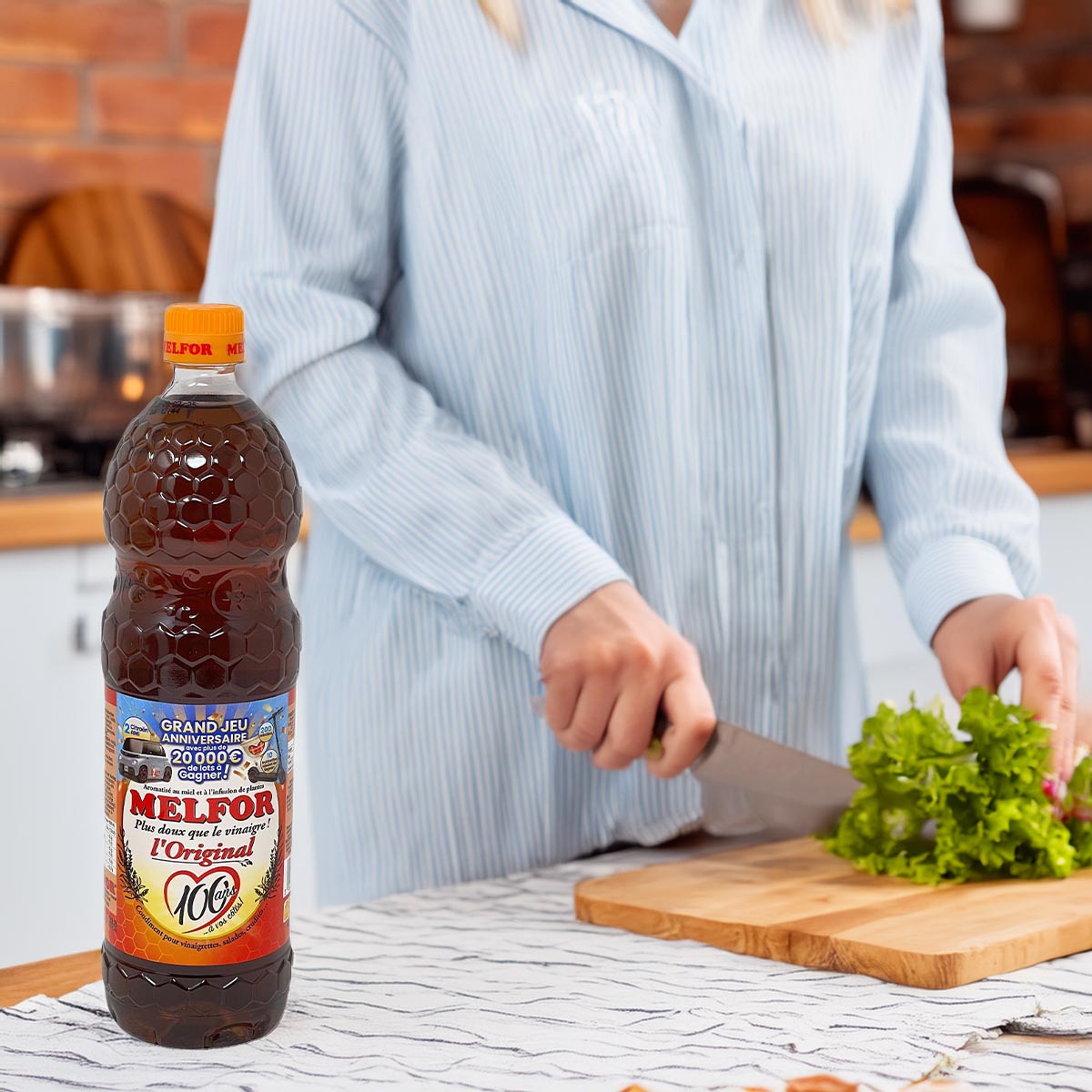 Melfor Das Original Essig-Würzmittel 1 Liter – Französische Rezeptur seit 1922