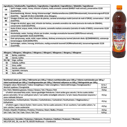 Melfor Das Original Essig-Würzmittel 1 Liter – Französische Rezeptur seit 1922