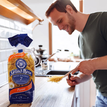 Grand' Mère Eiernudeln aus dem Elsaß Penne 250 Gr.