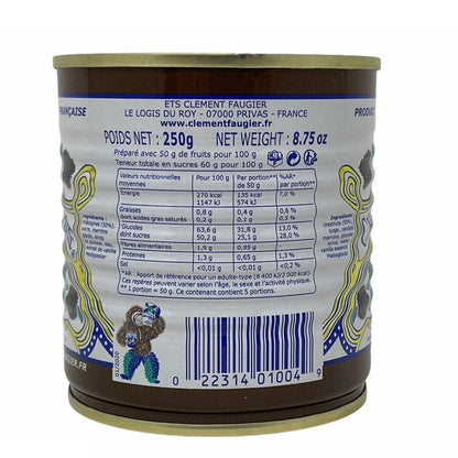 Original Clement Faugier Maronencreme mit Vanille aus Frankreich - 250 Gramm