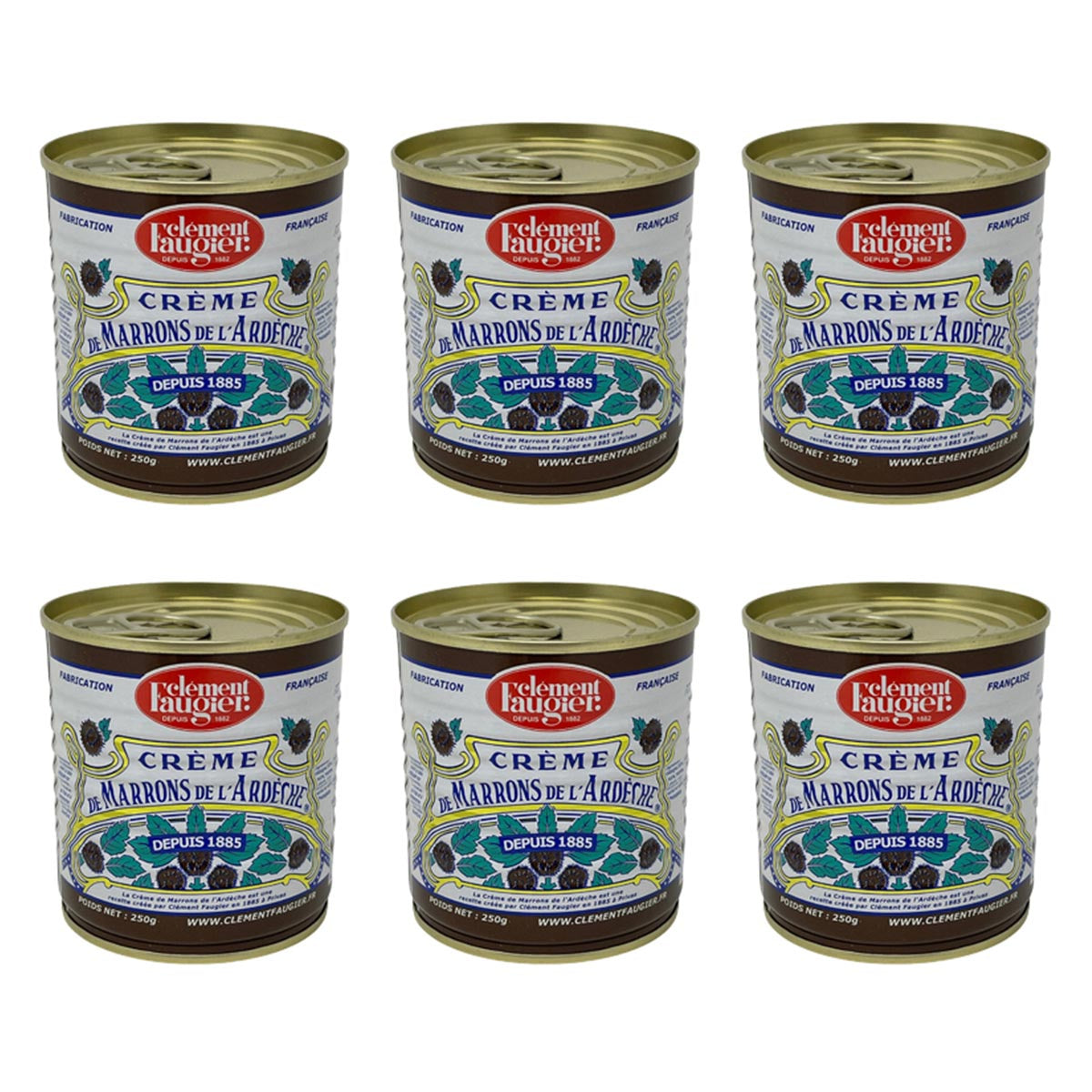 Original Clement Faugier Maronencreme mit Vanille aus Frankreich - 250 Gramm