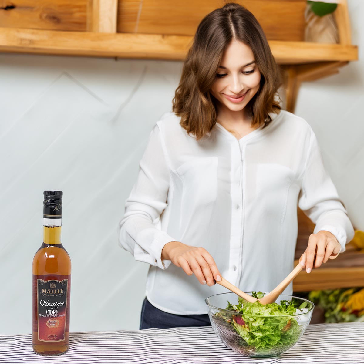 Maille Apfelessig mit Apfelsaft & Cidre - Fruchtige Aromen für Ihre Gerichte